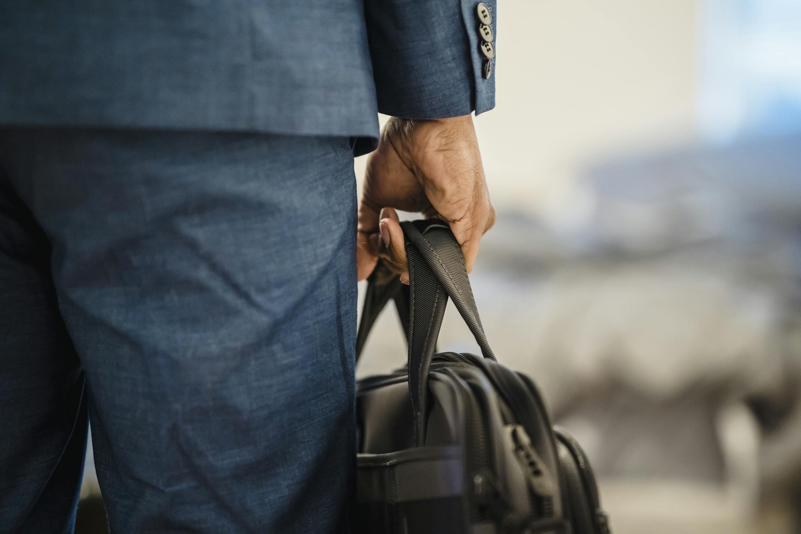 Man with a Briefcase in his Hand
